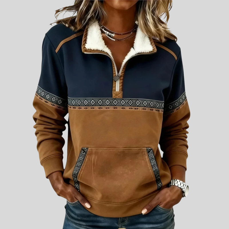 Morgan™ | Sherpa Collar Half-Zip Pullover