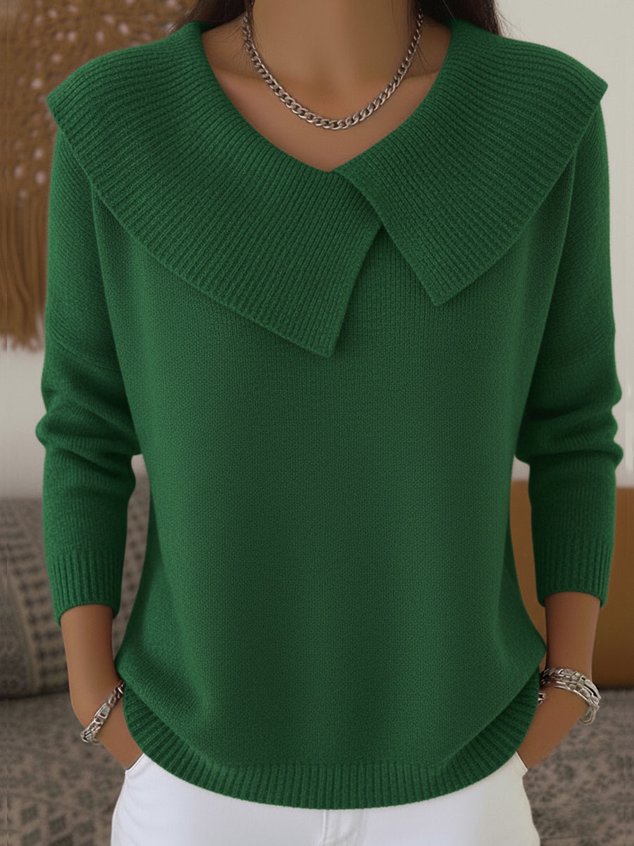 Ada Warm Turtleneck Sweater - Green