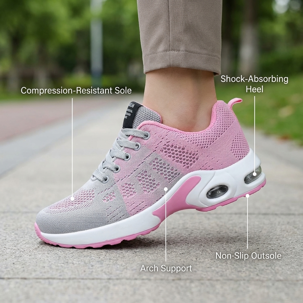 12-Hour Shift Shoes for Foot, Knee & Back Relief