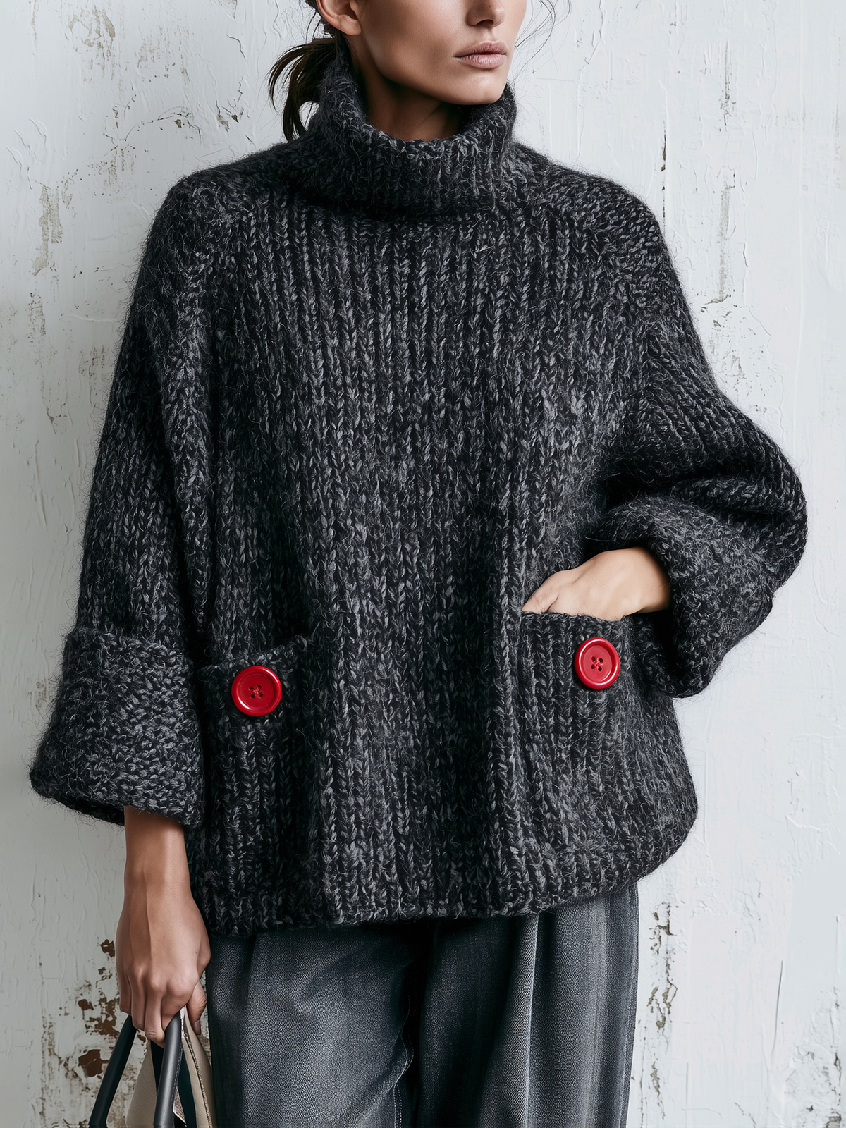 Chunky Turtleneck Sweater