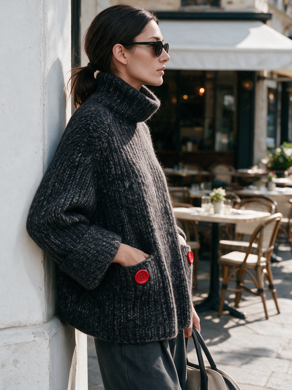 Chunky Turtleneck Sweater