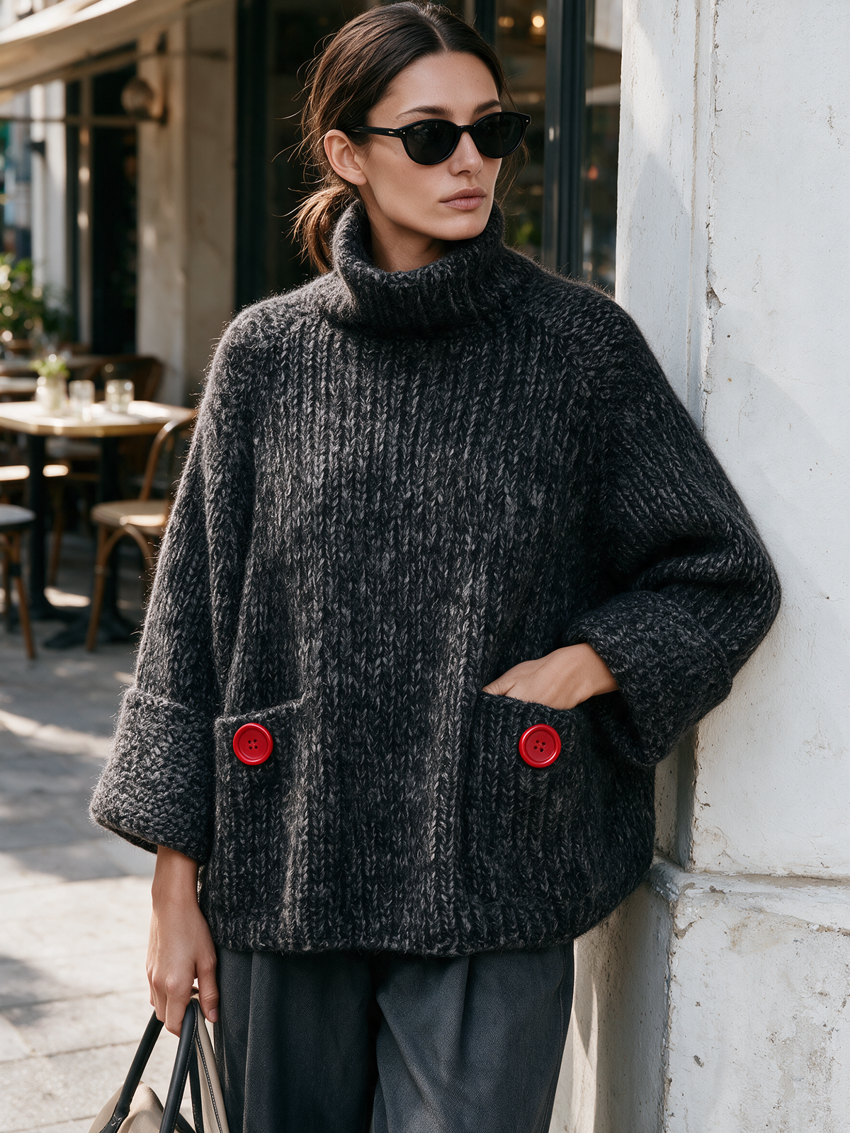 Chunky Turtleneck Sweater