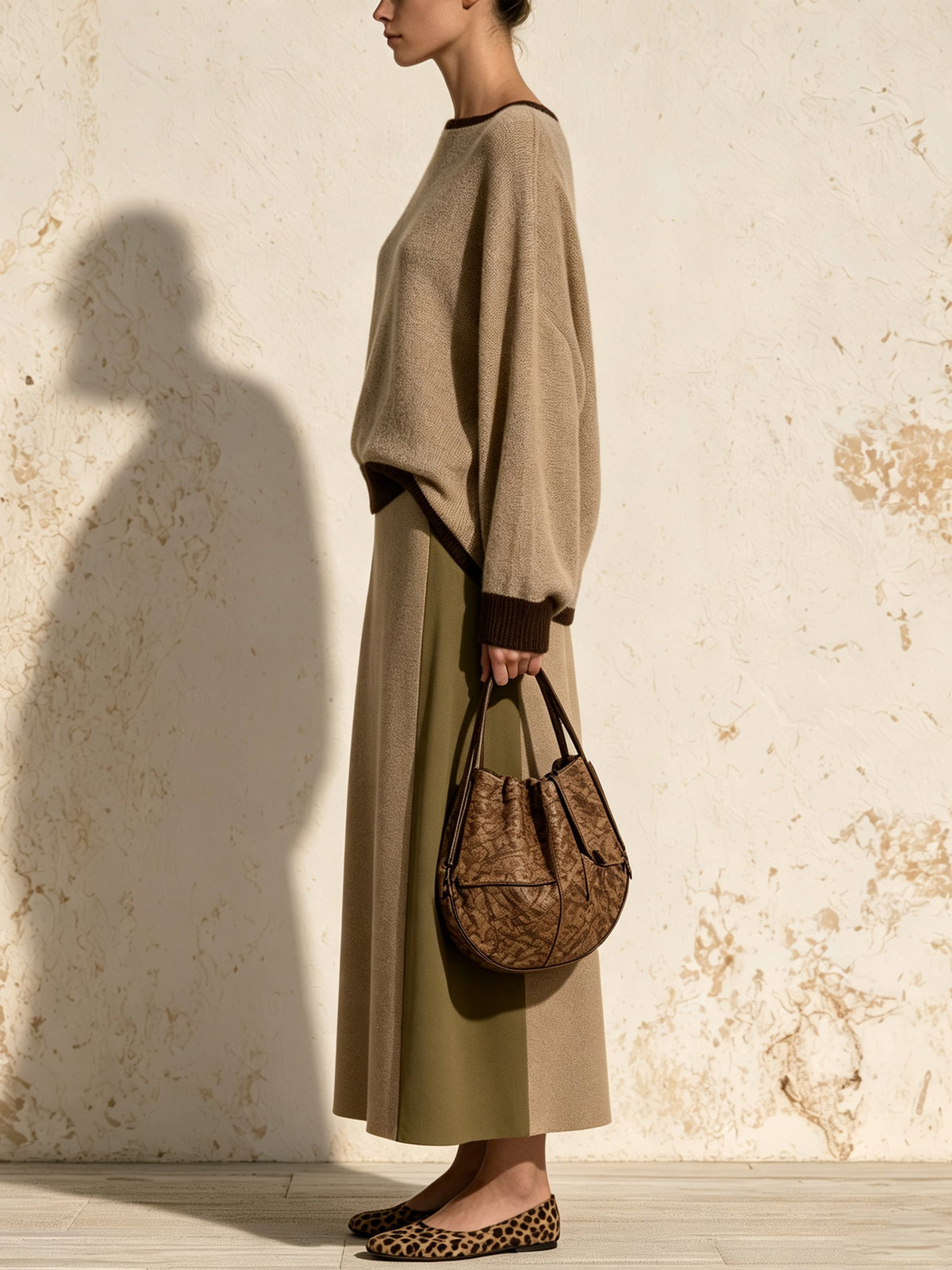 Mocha Muse Knit Skirt Set