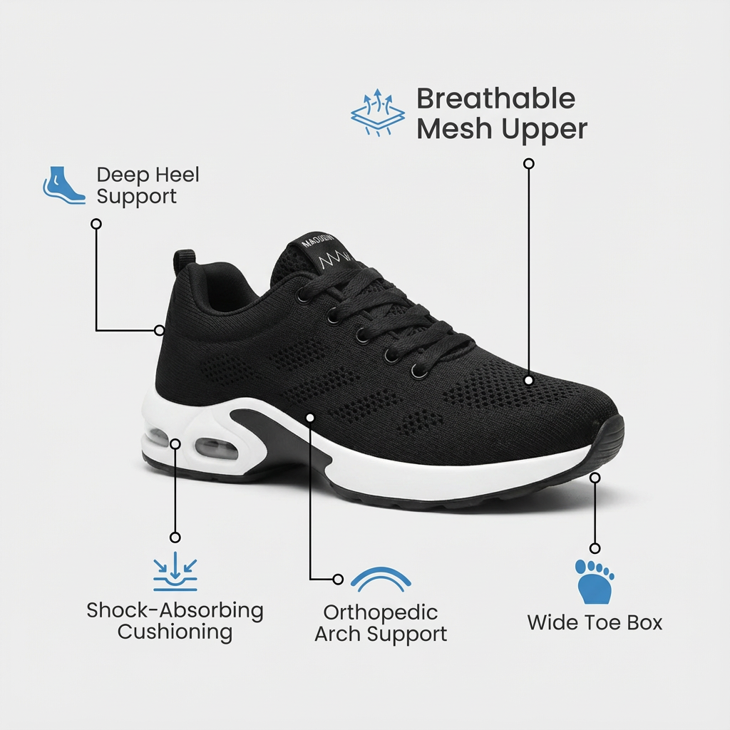 Blue & Pink Plantar Fasciitis Relief Shoes