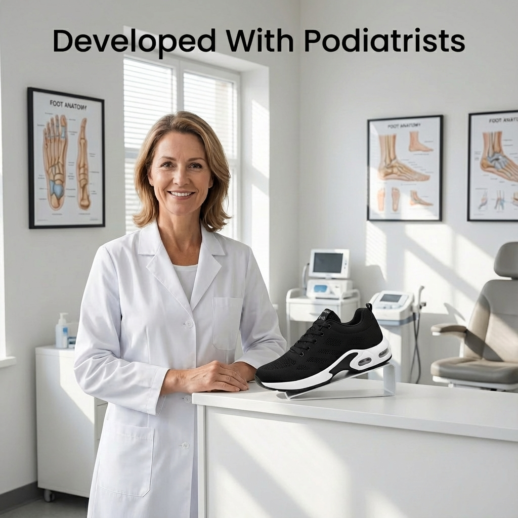Blue & Pink Plantar Fasciitis Relief Shoes