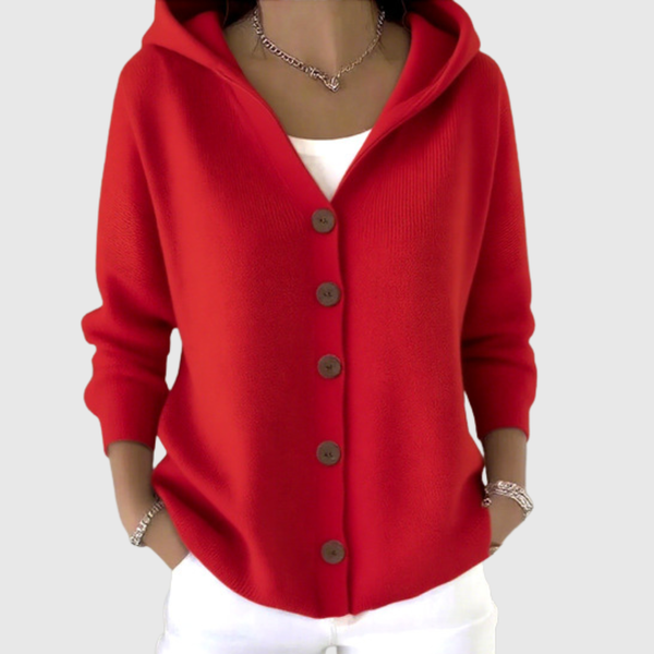Josephine hooded knit jacket