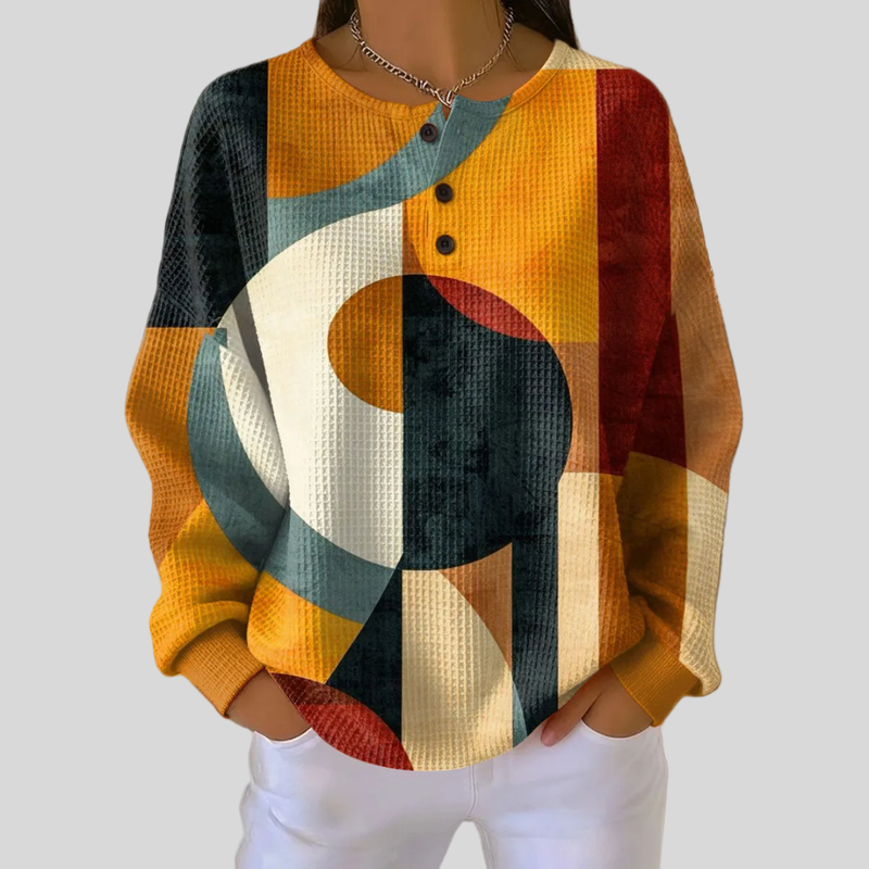 Ashley™ | Geometric Pattern Sweatshirt