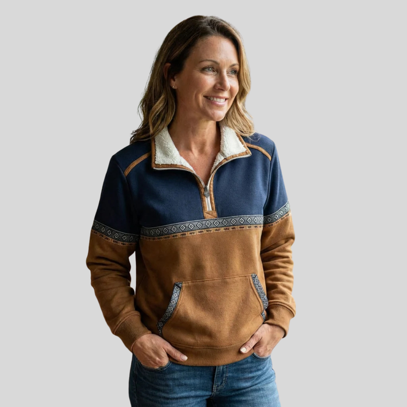 Morgan™ | Sherpa Collar Half-Zip Pullover