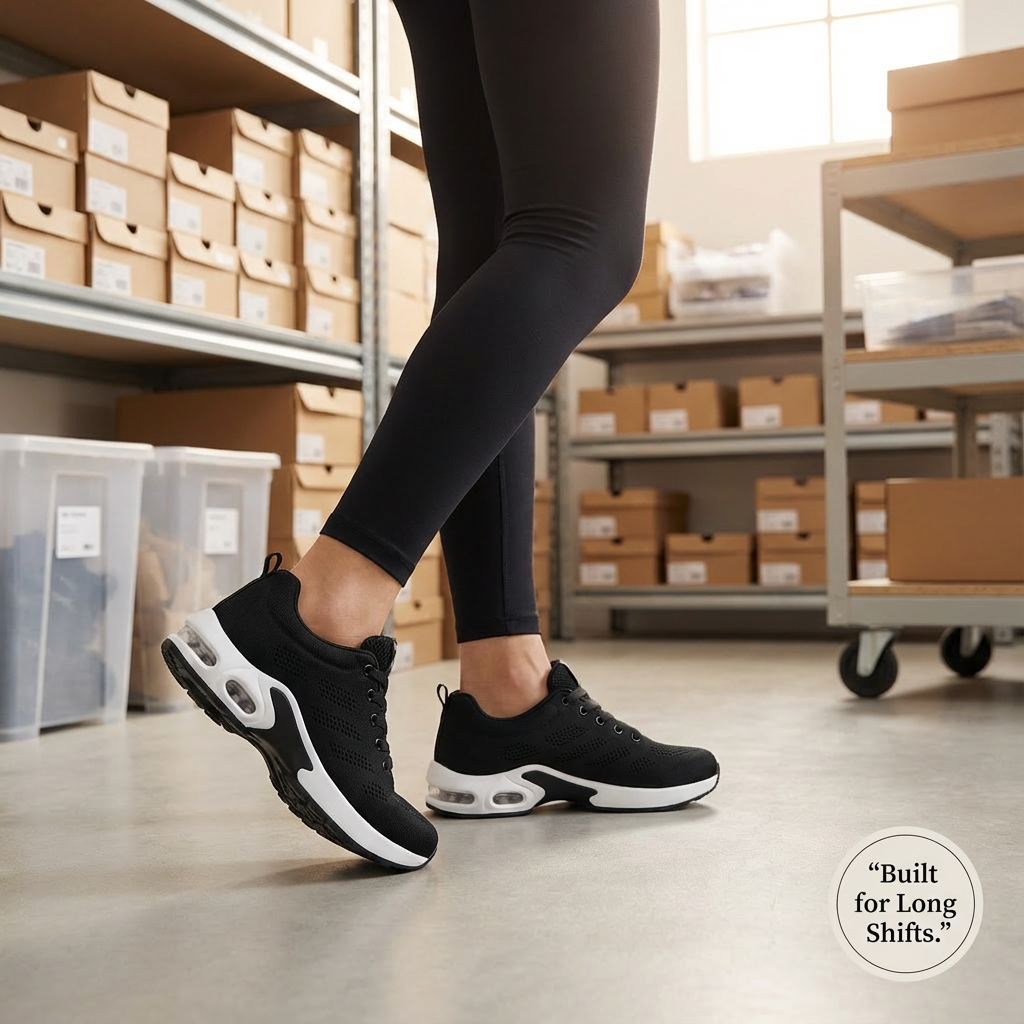 12-Hour Shift Shoes for Foot, Knee & Back Relief