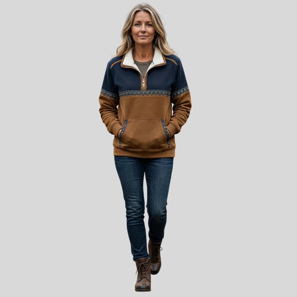 Morgan™ | Sherpa Collar Half-Zip Pullover