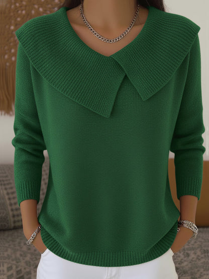 Ada Warm Turtleneck Sweater - Green