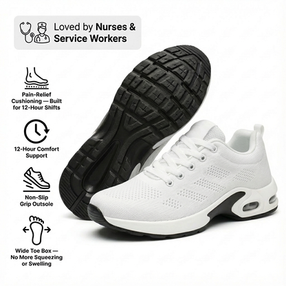 12-Hour Shift Shoes for Foot, Knee & Back Relief