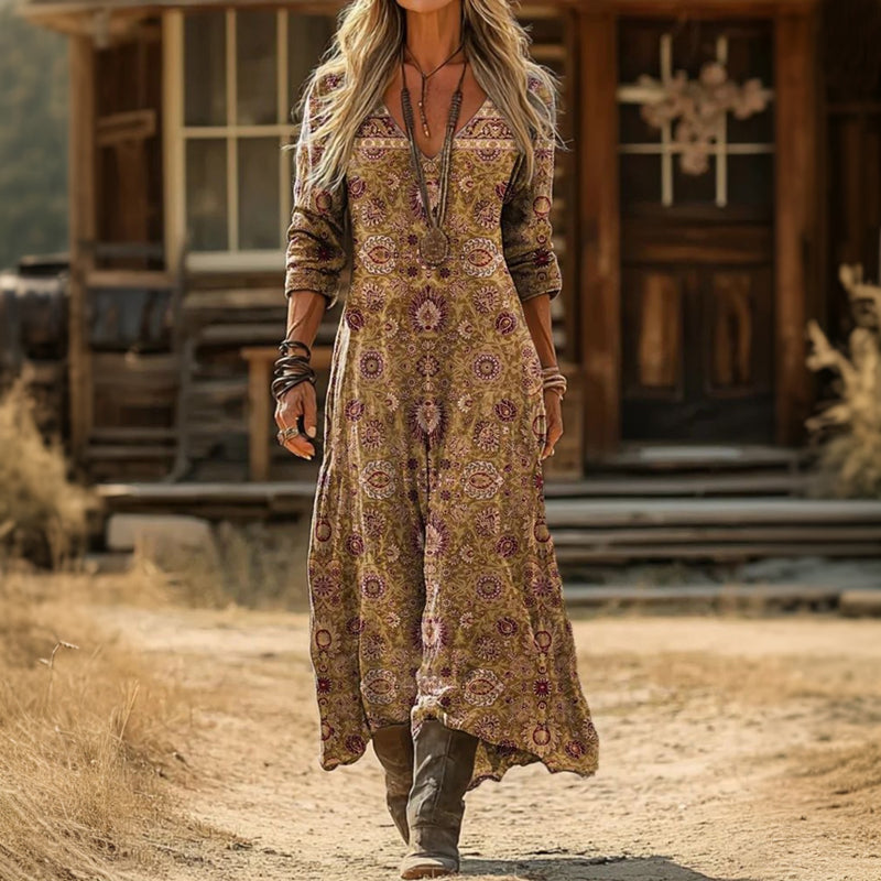 Mackenzie relaxed bohemian style dress