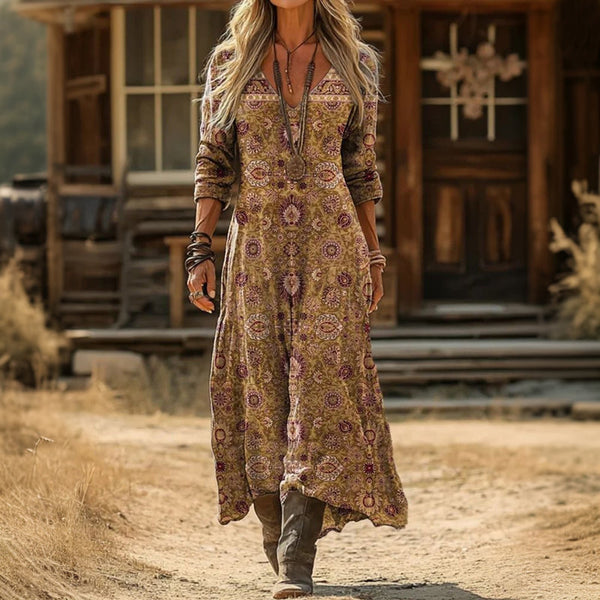 Mackenzie relaxed bohemian style dress