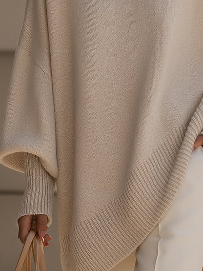 Isolde | Oversized Drape Knit Sweater