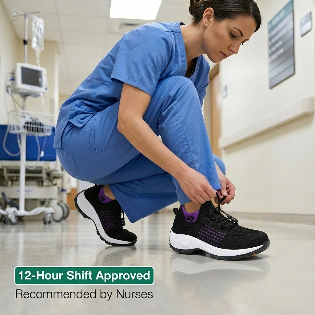 Air-Cushioned 12-Hour Shift Shoes
