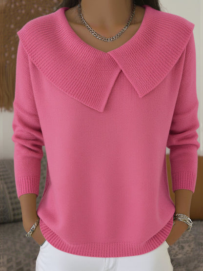 Ada Warm Turtleneck Sweater - Pink