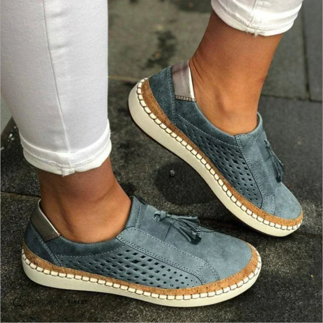 Orthopedic Slip-On Sneakers with Cushioned Insole