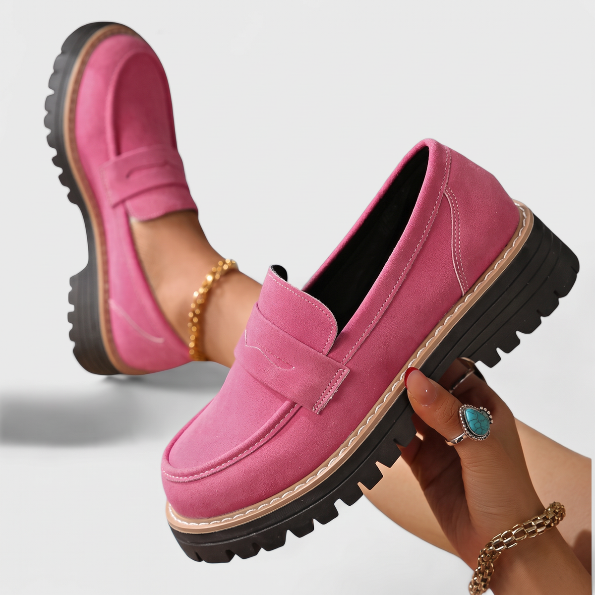Orthopedic Loafers with Cushioned Footbed