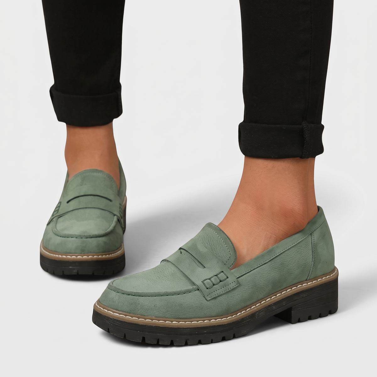 Orthopedic Loafers with Cushioned Footbed