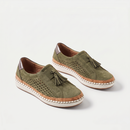 Orthopedic Slip-On Sneakers with Cushioned Insole