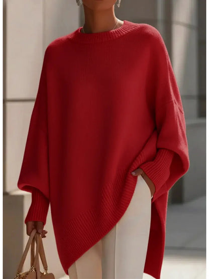 Isolde | Oversized Drape Knit Sweater